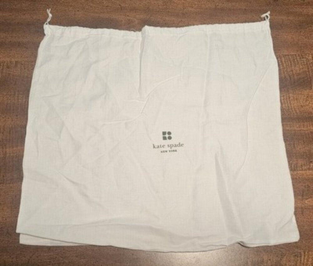 Kate Spade New York Purse Dust Bag Case Protector Storage White Bag 18.5x17" - Picture 1 of 7